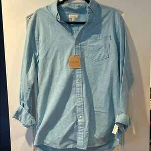 Sonoma Light Blue Casual Button Down Shirt